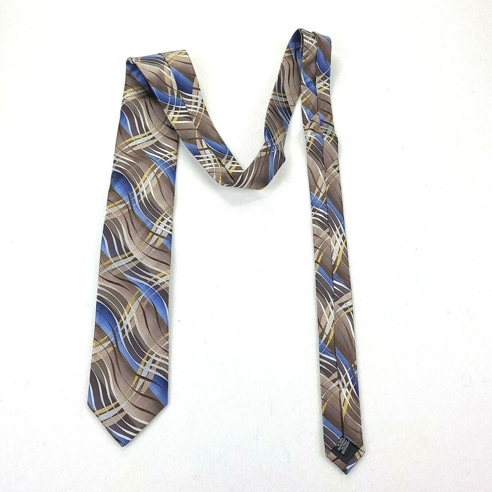 Mens Tie Concepts By Claiborne 100% Silk Hand Made New